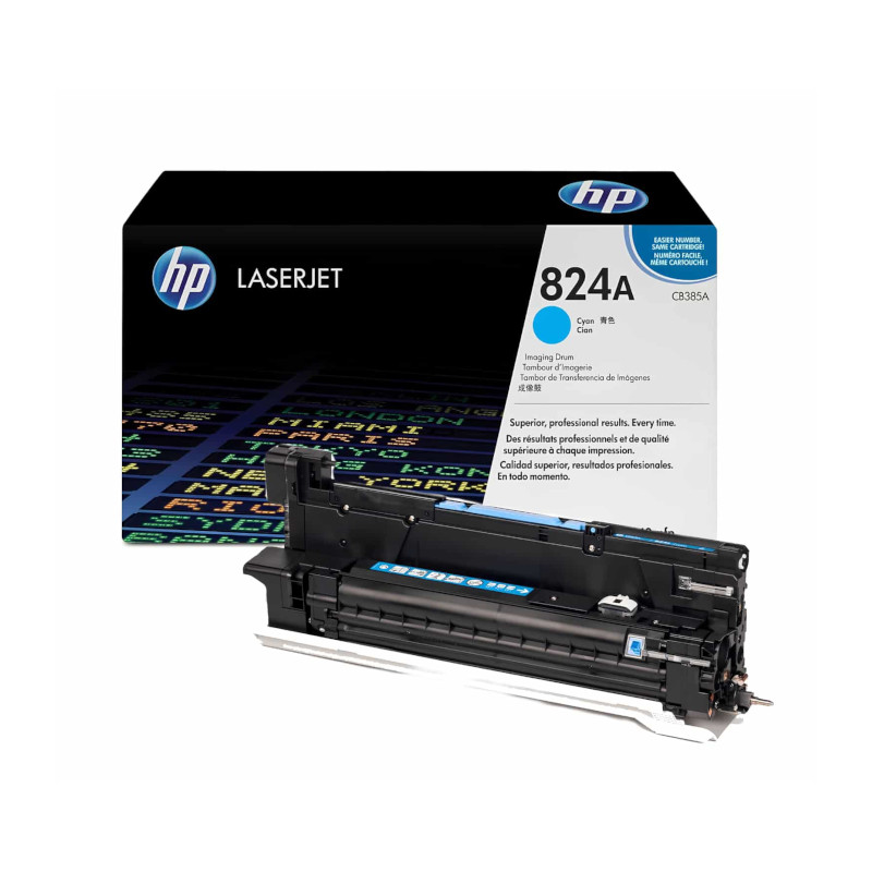 Toner de imágenes LaserJet HP 824A cian - CB385A HP - 2