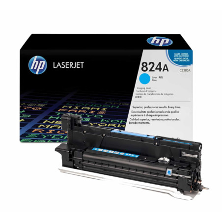 Toner de imágenes LaserJet HP 824A cian - CB385A HP - 2