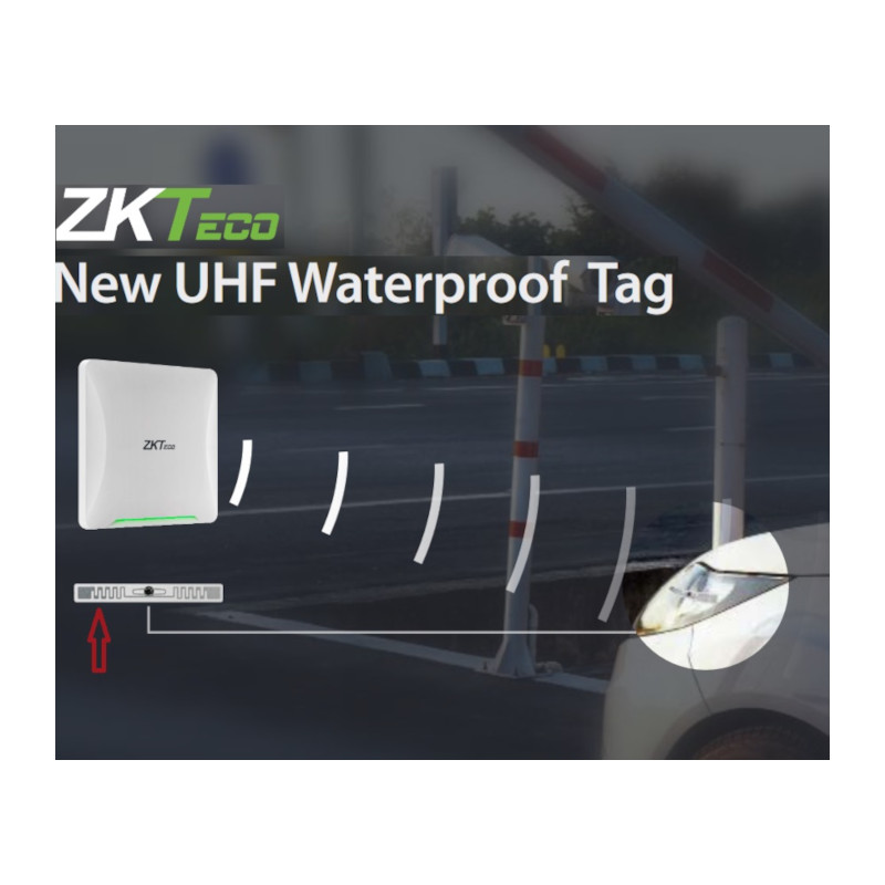 Etiqueta UHF de Alta Seguridad y Largo Alcance para Control de Acceso Vehicular – Modelo UHF1-Tag2 zkteco - 2
