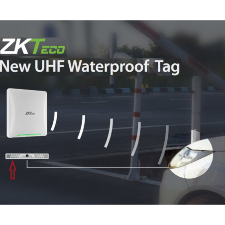 Etiqueta UHF de Alta Seguridad y Largo Alcance para Control de Acceso Vehicular – Modelo UHF1-Tag2 zkteco - 2