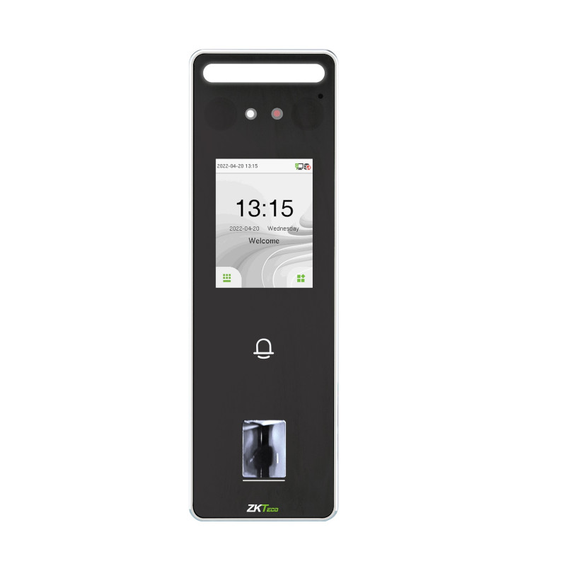 SpeedFace-V3L - Terminal de Control de Acceso Biométrico con Reconocimiento Facial, Huella y RFID, Seguridad Avanzada IP65 zktec