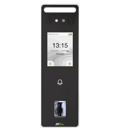 SpeedFace-V3L - Terminal de Control de Acceso Biométrico con Reconocimiento Facial, Huella y RFID, Seguridad Avanzada IP65 zktec
