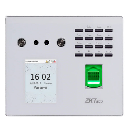 MB560-VL ZKTeco - Terminal Biométrico Avanzado con Reconocimiento Facial Visible  Anti-Spoofing y Control de Acceso Seguro zktec