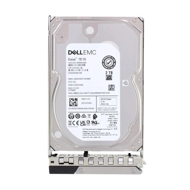 Disco Duro Interno Dell 400-BRCT 2TB 7200 RPM SATA III 3.5" – Alta Capacidad y Rendimiento para Servidores y Workstations Dell -
