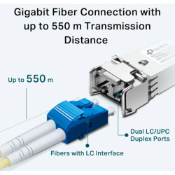 Transceptor SFP 1000Base-SX Multi-Mode 850nm 550m TAA Compatibilidad – Confiabilidad y Monitoreo en Redes Ethernet Gigabit TP-LI