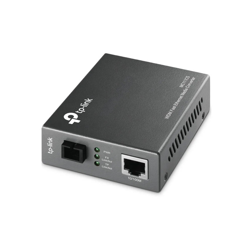 Conmutador de Medios TP-Link MC111CS: Transforma Tu Red con Fibra Óptica y Ethernet Gigabit para Alta Velocidad  - 1
