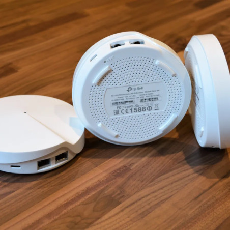 Deco M5 AC1300: Sistema Wi-Fi Whole-Home con Seguridad Avanzada, Control Parental y Rápida Conectividad Mesh - PACK 3 UNIDADES T