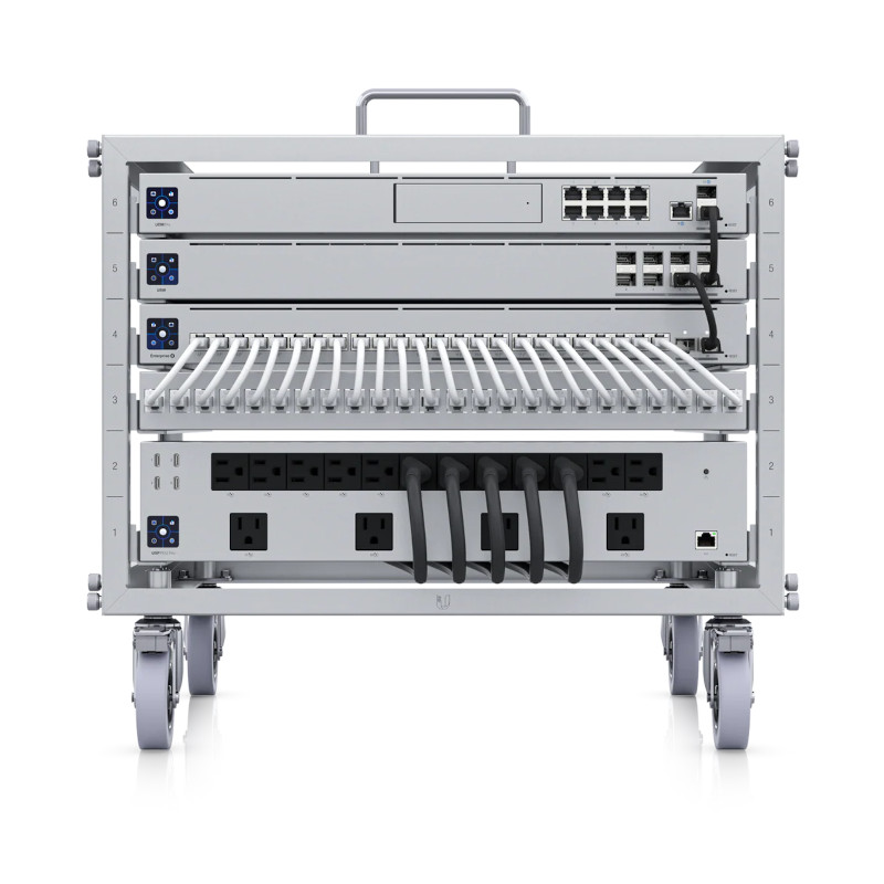 Rack Ubiquiti U-Rack 6U TL: Soporte Robusto y Herramienta Sin Herramientas para Equipos de Red, Movilidad y Seguridad Ubiquiti -