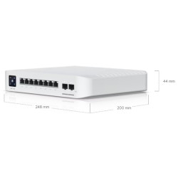 UniFi Switch 8: Gigabit PoE Managed Switches para Redes Empresariales con Alto Rendimiento y Control Total - USW-PRO-8-POE  - 1