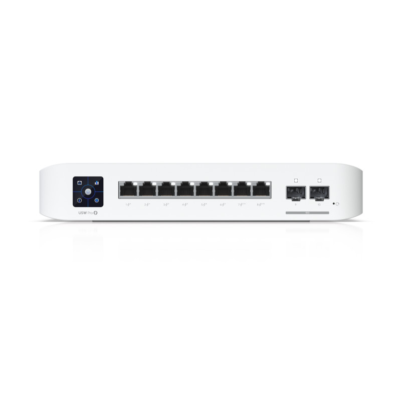 UniFi Switch 8: Gigabit PoE Managed Switches para Redes Empresariales con Alto Rendimiento y Control Total - USW-PRO-8-POE  - 2