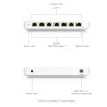 USW-Ultra-210W: Switch Gigabit PoE++ Ultra Potente con 210W, 8 Puertos y Gestión Ethernet para Redes Profesionales Ubiquiti - 1
