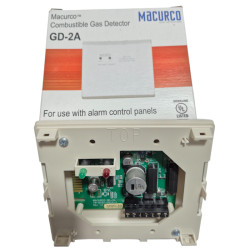 Detector de Gas Combustible Macurco GD-2A | Seguridad en Hogar y Oficina, Sensor UL para Metano y Propano, Fácil Instalación Mac