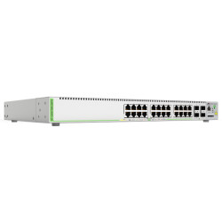 Switch Gestionable AT-GS970M/28PS-10: Potente Layer 3 Gigabit con 24 Puertos PoE+, 4 SFP y Alta Seguridad | CentroCOM Allied Tel