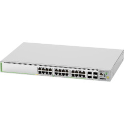 Switch Gestionable AT-GS970M/28PS-10: Potente Layer 3 Gigabit con 24 Puertos PoE+, 4 SFP y Alta Seguridad | CentroCOM Allied Tel