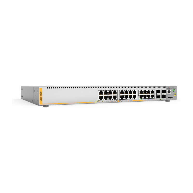 Switch PoE+ AT-X230-28GP-10: Potencia y Conectividad Gigabit para Redes Empresariales de Alto Rendimiento Allied Telesis - 1