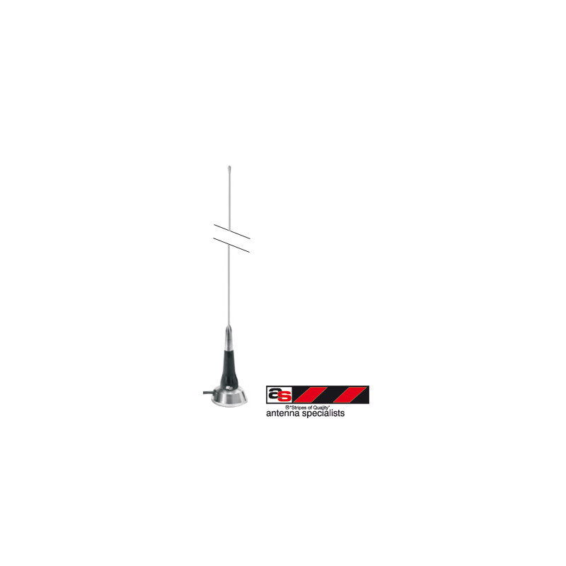 Antena VHF Vehicular ASP-7455 de Alta Ganancia (138-174 MHz) con Montaje Compatible Motorola y Diseño Modular  - 2