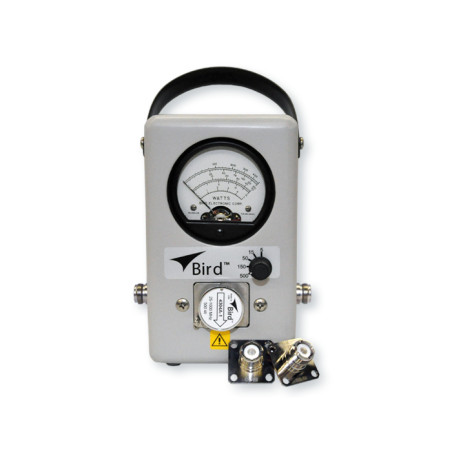 Wattímetro General Bird 43: Medición Precisa de Potencia RF 450 kHz-2.7 GHz, 100 mW-10 kW, Conectores QC Resistentes Bird Techno