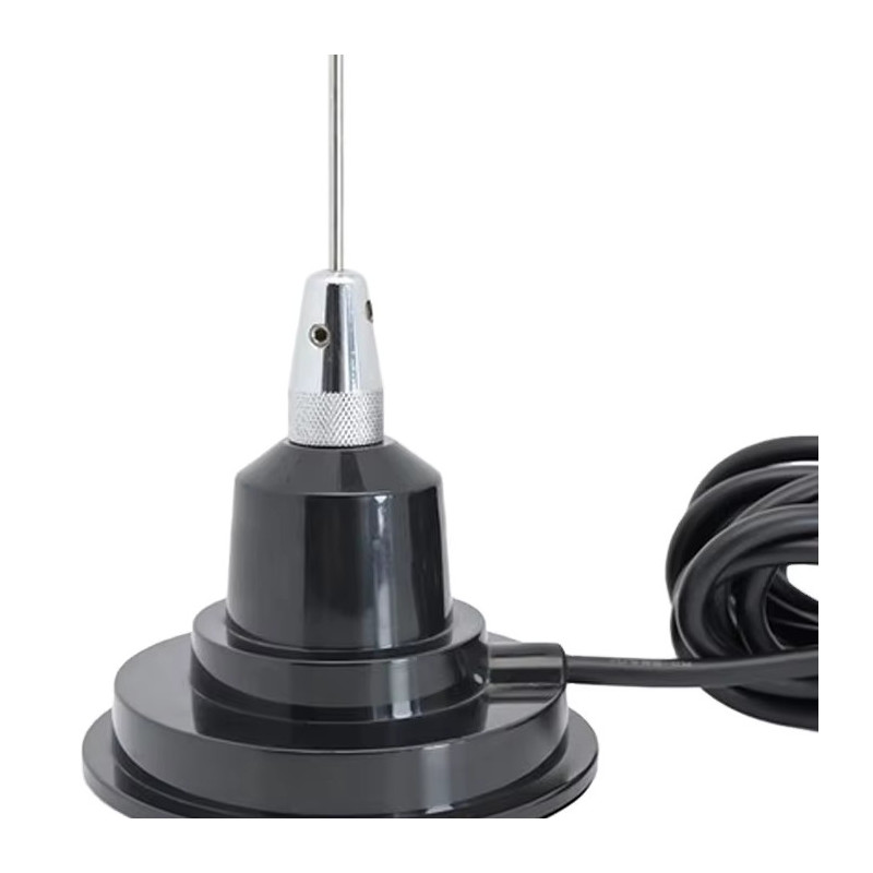 Antena móvil magnética RUM-150 VHF – frecuencia sintonizable 148-174 MHz – potencia 100 W Hustler - 2