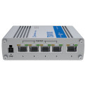Teltonika TSW100 – switch Poe 5 puertos 1 Gbps – uso industrial, alimentación 44-57 VDC, carcasa aluminio IP30 Teltonika - 1