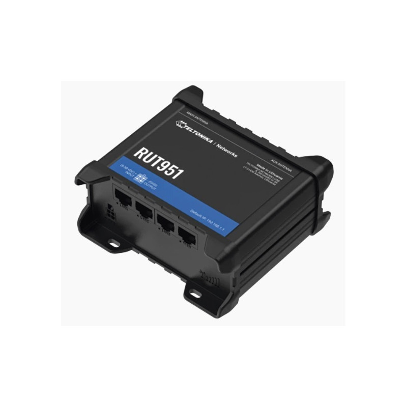 Teltonika RUT951 router – 4G LTE dual SIM industrial router – segura y versátil para redes industriales Teltonika - 3