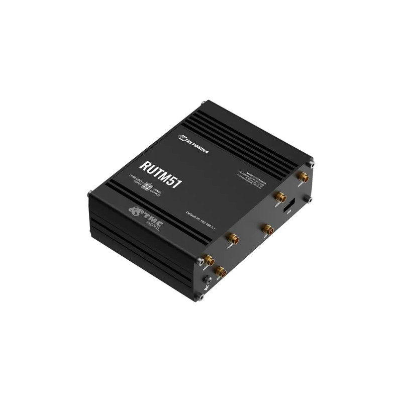 Router RUTM51 5G Sub-6GHz – dual SIM, Wi-Fi 5, Ethernet, adecuado para conexiones móviles y redes empresariales Teltonika - 2