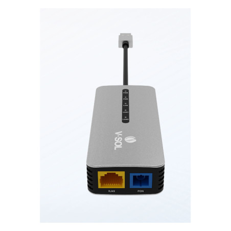 V2802U ONU portátil EPON/GPON | 2.5GbE LAN | USB Tipo-A o C | para redes domésticas y oficinas V-SOL - 1