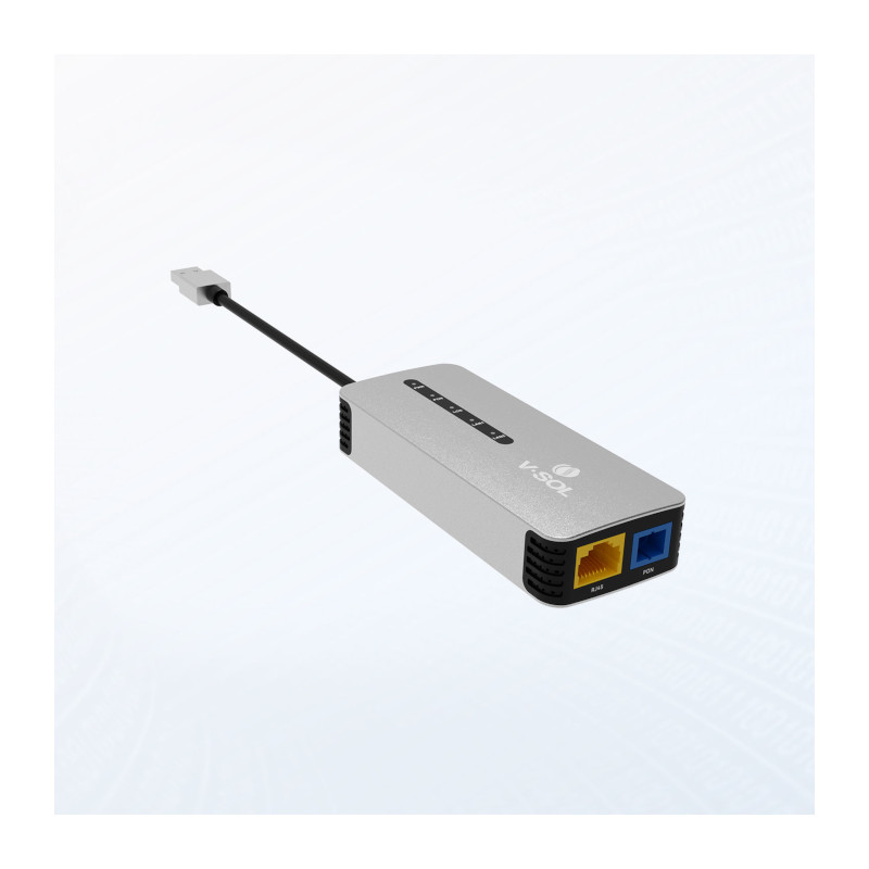 V2802U ONU portátil EPON/GPON | 2.5GbE LAN | USB Tipo-A o C | para redes domésticas y oficinas V-SOL - 2
