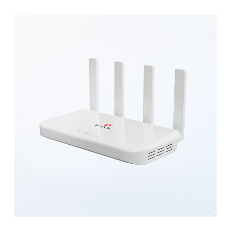 V2804AX15T – ONT dual EPON-GPON con WiFi 6, 1.5 Gbps, 4GE, CATV, USB3.0, gestión TR069 compatible para FTTH V-SOL - 1