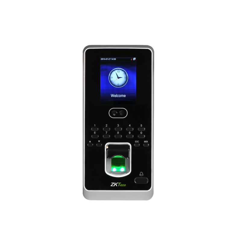 Terminal multimedia con Reconocimiento Facial 400 rostros y 1000 huellas - MULTIBIO-800-V2 zkteco - 1