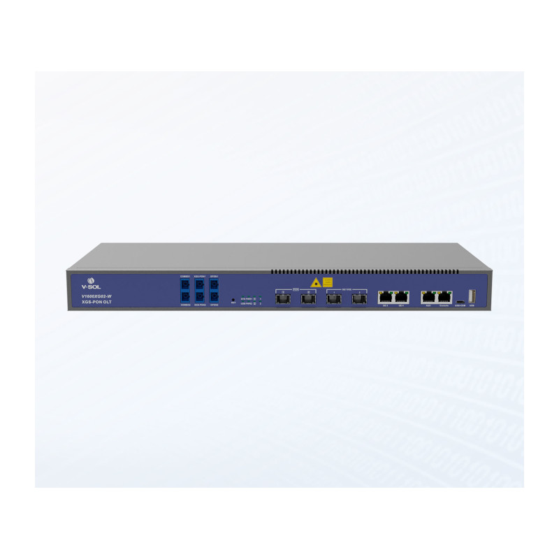 V1600XG02 – OLT fibra óptica con 2 PON XG/XGS-PON | gestión WEB/Telnet | 10Gbps | para pequeñas empresas y propiedades V-SOL - 1