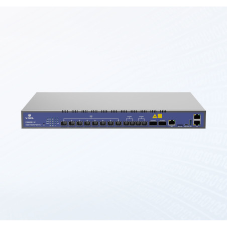 V3600G1 – central optical fiber gpón 8 puertos xg(s)-pon dual modo y uplinks 100gbps full velocidad V-SOL - 1