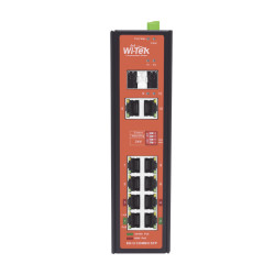 Wi-PS310GF-I V2 con 8 puertos PoE y 2 SFP combo – switch industrial, amplio rango de temperatura y protección avanzada WI-TEK - 
