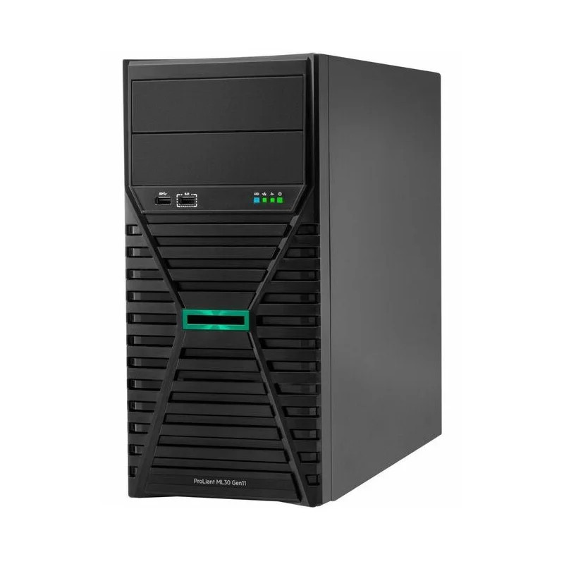 HPE ProLiant ML30 Gen11 – servidor torre | hasta 128 GB DDR5 | almacenamiento 80 TB, - P65094-001 HP - 1