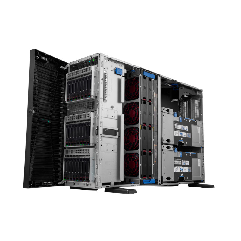 HPE ProLiant ML350 Gen11 4410Y 2.0GHz 12c 1P 64GB-R 8SFF MR408i-o 2x960GB SSD 2x800W RPS LA Server - P75341-DM5 HP - 3