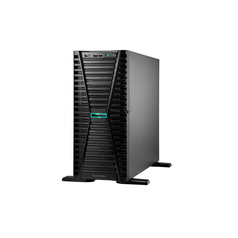 HPE ProLiant ML110 Gen11 3408U 1.8GHz 8c 1P 1x32GB-R 4LFF 2x960GB SATA SSD 1x500W PS LA Server - P78115-DM5 HP - 1