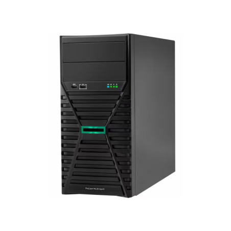 HPE ProLiant ML30 Gen11 – intel Xeon E hasta 8 núcleos – hasta 128 GB DDR5 – servidor torre para pymes - P81418-DM5 HP - 1