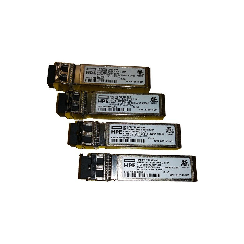 HPE SFP+ - 4 compatible transceptor 16gbase-sw sff+ 850 nm 300 m fibra multimodo HP - 1