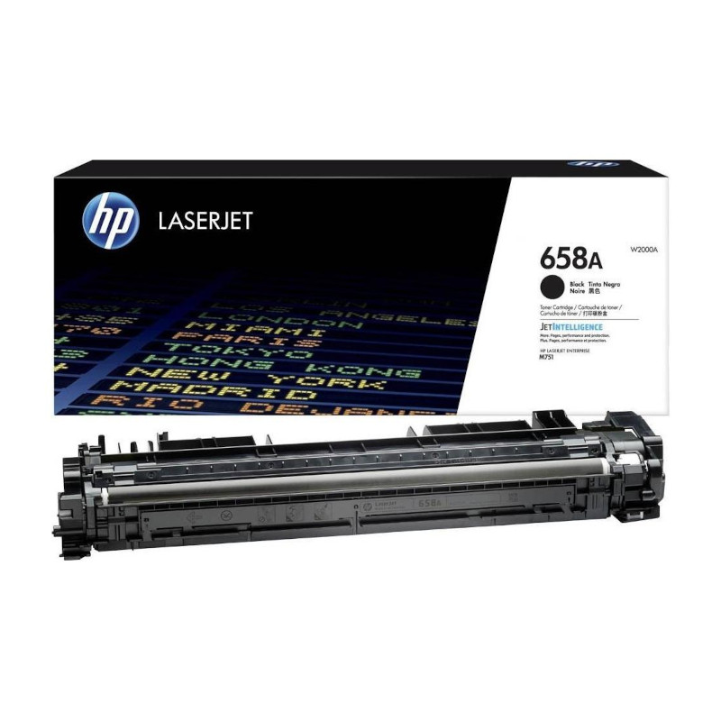 Cartucho de Tóner HP 658A Negro LaserJet Original - W2000A HP - 1