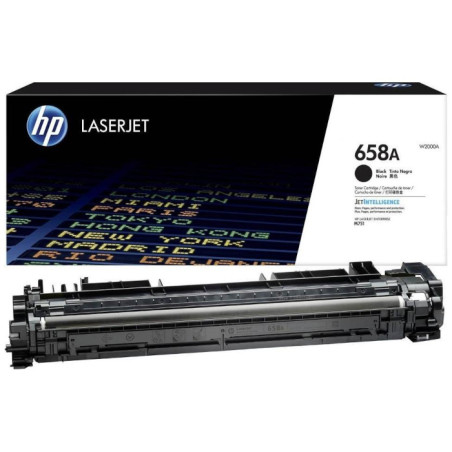 Cartucho de Tóner HP 658A Negro LaserJet Original - W2000A HP - 1