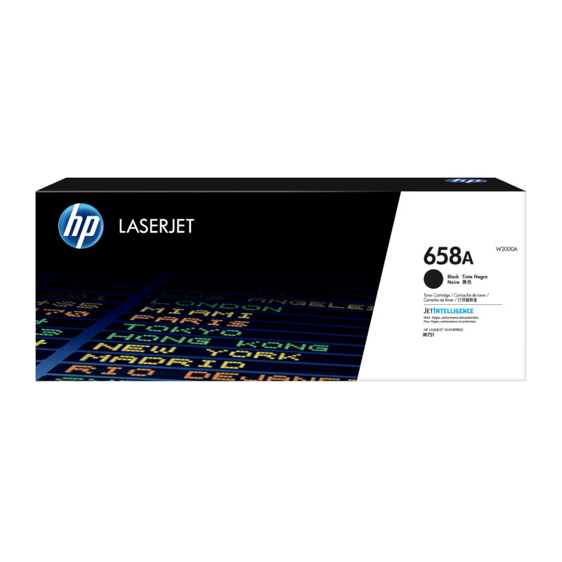 Cartucho de Tóner HP 658A Negro LaserJet Original - W2000A HP - 2