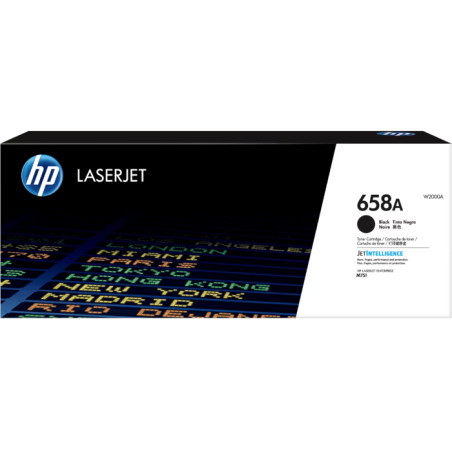 Cartucho de Tóner HP 658A Negro LaserJet Original - W2000A HP - 2