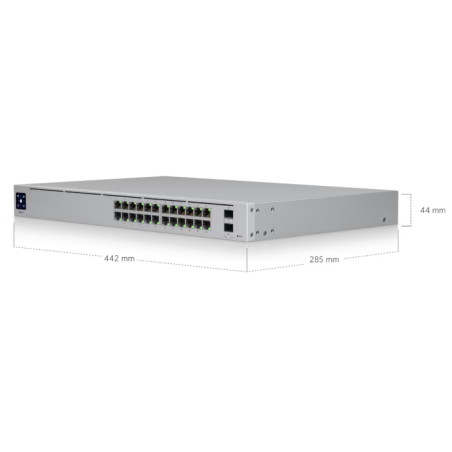 UniFi Pro 48 | puertos RJ45, 4 puertos SFP+ 10G | switch capa 3 con gestión UniFi integrada - USW-PRO-24 Ubiquiti - 2
