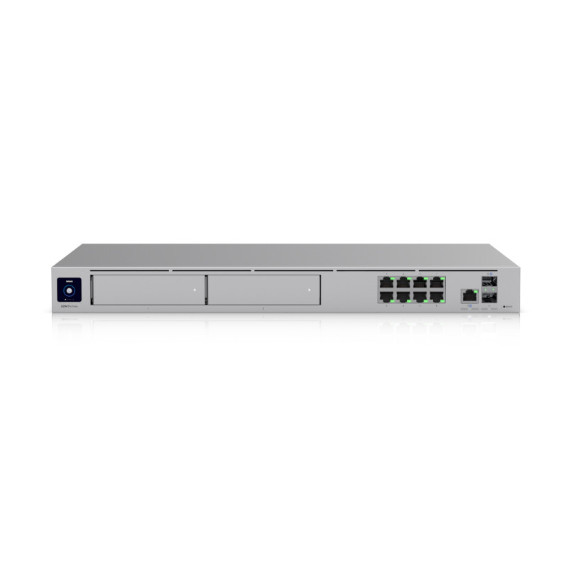 Ubiquiti UDM-Pro – Cortex-A57 1.7 GHz | 4 GB DDR4 | red con puertos GbE y 10G SFP+ | gestión con pantalla táctil - UDM-PRO-MAX U