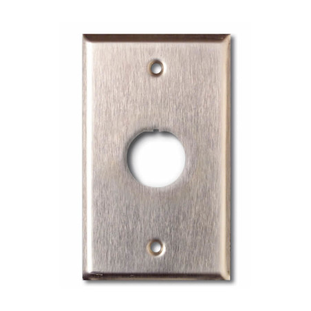 Siemon XFP-S-02-SS – Faceplate US Single Gang 2 Aperturas Acero Inoxidable IP44 para salidas Ruggedized - Siemon - 1