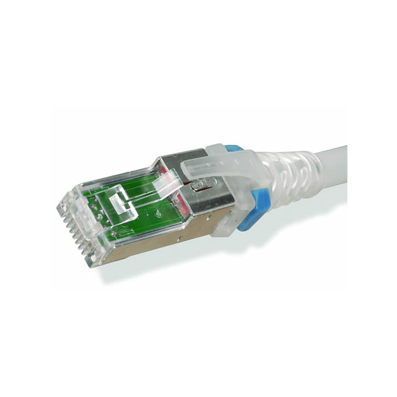 Siemon SkinnyPatch 6A UTP – 28 AWG, - 5 metros Color Blanco para alta densidad y PoE Cat 6A - DA8-S05M-02 Siemon - 2