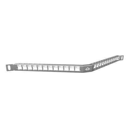 Lightera Patch Panel Descargado 24P 1/2U Blindado – Compatible CAT.5E/6/6A F/UTP, alta densidad - 35050398 FURUKAWA - 1