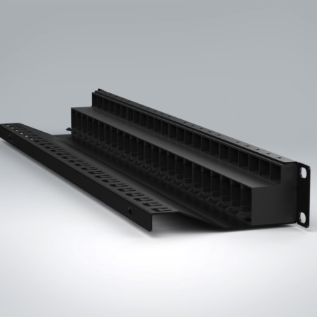 Patch panel Futp cat 6a 24p plano siemon - Z6AS-PNL-24K Siemon - 2