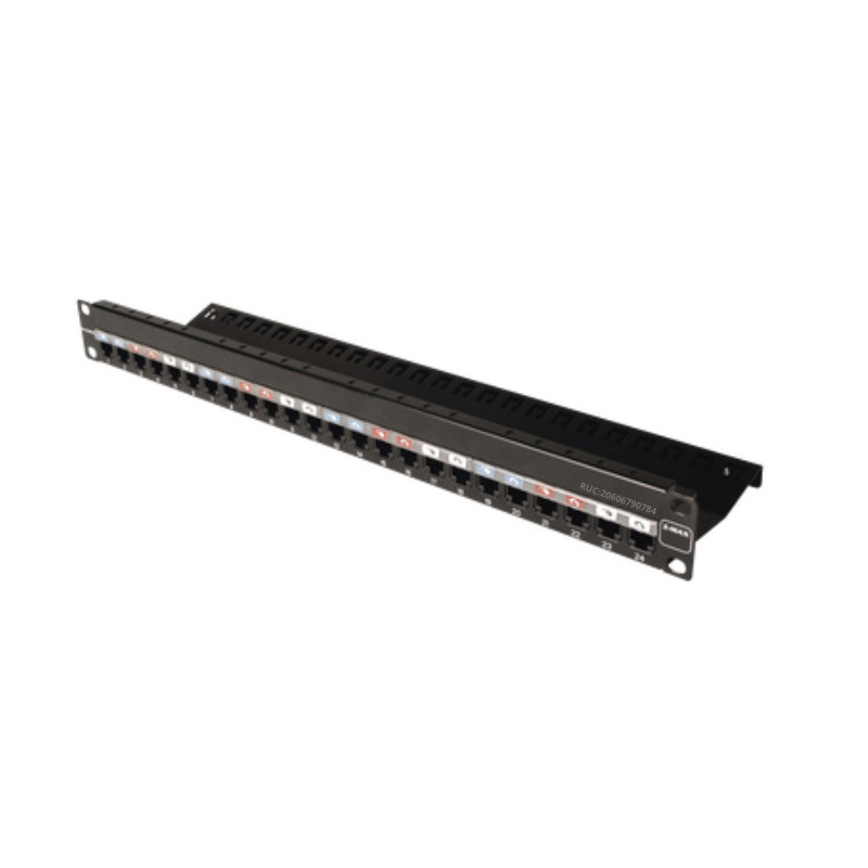 Siemon Z-MAX 6A Shielded Patch Panels – Alto rendimiento, 48 puertos 1U para Cat 6A - ZS-PNL-24E Siemon - 1