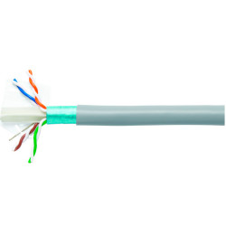 Cable CS44Z3 Categoría 6A, F/UTP, baja emisión de humo y libre de halógenos, cubierta gris, 4 pares - 305mts - 884029508/10 Comm
