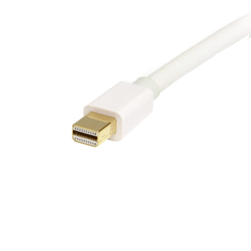 Cable Adaptador de 1m de Monitor Mini DisplayPort 1.2 Macho a DP Macho – 4k Blanco – MDP2DPMM1MW Startech - 3
